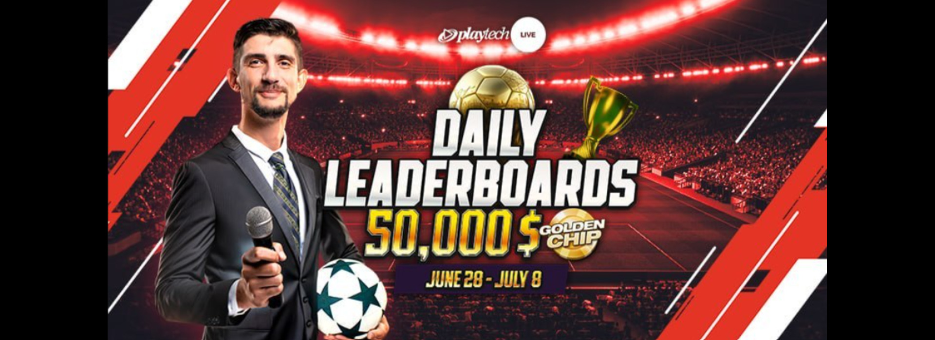 Playtech Daily Leaderboard